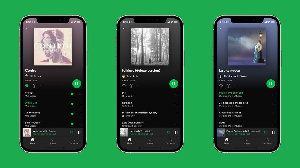 دانلود آهنگ از Spotify با آیفون